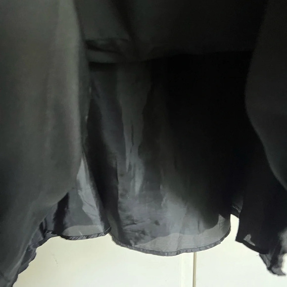 Behnaz Sarafpour for Target Black Satin Velvet Circle Skirt Size Medium - Picture 4 of 8
